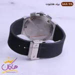 ساعت هابلوت زنانه کرنوگراف قاب نقره ای صفحه سفید 888/78 - Image 5