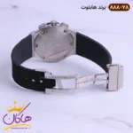 ساعت هابلوت زنانه کرنوگراف قاب نقره ای صفحه سفید 888/78 - Image 3