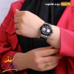 ساعت هابلوت زنانه کرنوگراف مشکی سه موتوره 888/90 - Image 4