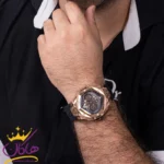 ساعت هابلوت بیگ بنگ مردانه بند رابر فضایی رزگلد G147 - Image 4