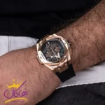 ساعت هابلوت بیگ بنگ مردانه بند رابر فضایی رزگلد G147 - Image 2