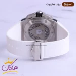 ساعت هابلوت فضایی مردانه بند رابر سفید قاب نگین دار 150/1 - Image 6