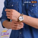 ساعت مچی ست زنانه و مردانه هامان رزگلد کد 1109 - Image 3