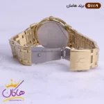 ساعت مچی ست زنانه و مردانه هامان طلایی کد 1119 - Image 11