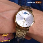 ساعت مچی ست زنانه و مردانه هامان طلایی کد 1119 - Image 2