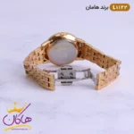 ساعت مچی فلزی ست هامان رزگلد کد 1122 - Image 7