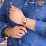 ساعت مچی فلزی ست هامان رزگلد کد 1122 - Image 6