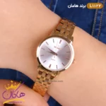 ساعت مچی فلزی ست هامان رزگلد کد 1122 - Image 5