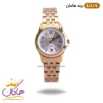 ساعت مچی ست زنانه و مردانه هامان رزگلد کد 1109 - Image 11