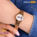 ساعت مچی ست زنانه و مردانه هامان رزگلد کد 1109 - Image 7