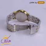 ساعت مچی ست زنانه و مردانه هامان طلایی نقره ای کد 1119 - Image 7