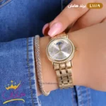 ساعت مچی ست زنانه و مردانه هامان طلایی کد 1119 - Image 3