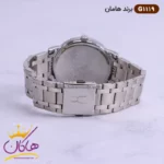 ساعت مچی ست زنانه و مردانه هامان نقره ای کد 1119 - Image 10