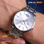 ساعت مچی ست زنانه و مردانه هامان نقره ای کد 1119 - Image 2