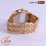 ساعت مچی هامان فلزی رزگلد صفحه سفید کد 1120 - Image 10