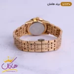 ساعت مچی هامان فلزی رزگلد صفحه سفید کد 1120 - Image 8