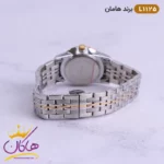 ساعت ست هامان فلزی نقره ای رز گلد کد 1120 - Image 8
