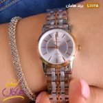 ساعت ست هامان فلزی نقره ای رز گلد کد 1120 - Image 5
