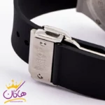 ساعت هابلوت مردانه اتوماتیک مشکی نقره ای صفحه اسکلتون 999/3 - Image 3