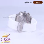 ساعت هابلوت زنانه کرنوگراف بند رابر سفید 462/1 - Image 3