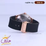 ساعت هابلوت زنانه بند رابر قاب رزگلد 777/11 - Image 3