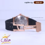 ساعت هابلوت مردانه بند رابر قاب رزگلد 777/12 - Image 2