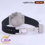 ساعت هابلوت مردانه بند رابر کرنوگراف قاب نقره ای 888/115 - Image 3