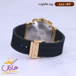 ساعت هابلوت زنانه کرنوگراف بند رابر مشکی 888/143 - Image 3