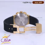 ساعت هابلوت زنانه کرنوگراف بند رابر مشکی 888/143 - Image 2