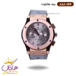 ساعت هابلوت مردانه بند رابر طوسی کرنوگراف 888/144