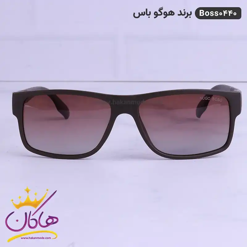 hugo-boss-sunglasses-code-BOSS-0440.21.webp عینک هوگو باس اورجینال قهوه ای مدل BOSS 0440 - Image 1