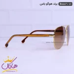 عینک هوگو باس مردانه خلبانی طلایی مدل BOSS 20 - Image 9