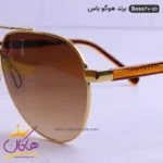 عینک هوگو باس مردانه خلبانی طلایی مدل BOSS 20 - Image 5