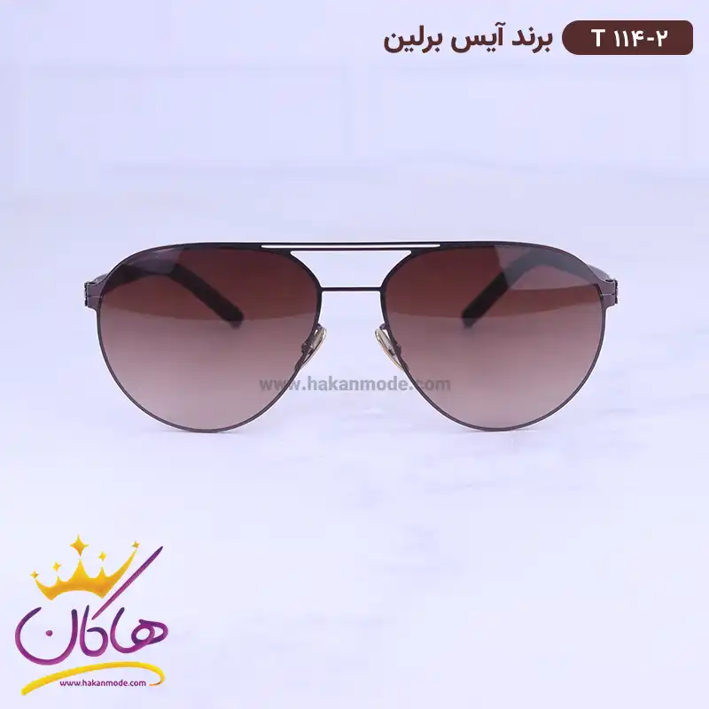 ice-berlin-sunglasses-code-T-114.21.webp عینک آفتابی آیس برلین مردانه خلبانی t114/2 - Image 1