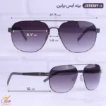 عینک آفتابی مردانه آیس برلین دودی jeremy gun metal - Image 2