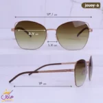 عینک آفتابی زنانه آیس برلین عسلی jouoy ros gold - Image 2