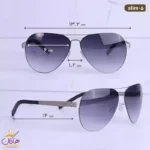عینک آیس برلین مردانه نقره ای خلبانی slim silver - Image 2