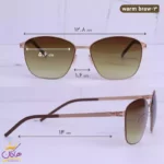 عینک آفتابی مردانه آیس برلین رزگلد warm braw rose gold - Image 2