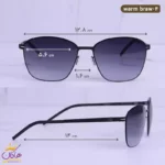 عینک آفتابی مردانه آیس برلین مشکی warm braw black - Image 2