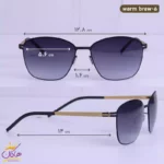 عینک آفتابی مردانه آیس برلین مشکی warm braw black gold - Image 2