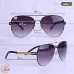 عینک آفتابی آیس برلین خلبانی مشکی cilia black sun gold - Image 2