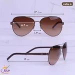 عینک آفتابی مردانه آیس برلین خلبانی قهوه ای ic berlin cilia - Image 2