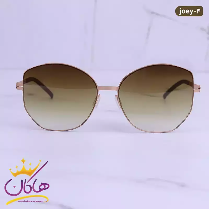 ice-berline-sunglasses-code-joey-41.webp عینک آفتابی زنانه آیس برلین قهوه ای joey rose gold - Image 1