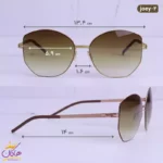 عینک آفتابی زنانه آیس برلین قهوه ای joey rose gold - Image 2
