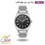 ساعت جی جی کلاب مردانه فلزی صفحه مشکی کد 11569/3