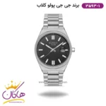 ساعت جی جی کلاب مردانه فلزی صفحه مشکی کد 3593/1