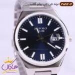 ساعت جی جی کلاب مردانه فلزی صفحه سورمه ای کد 3593/3 - Image 2