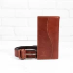 ست 2 تکه چرمسال کیف کتی و کمربند - Image 10
