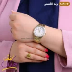 ساعت لاکسمی زنانه فلزی صفحه هولوگرامی مدل 8090 - Image 5