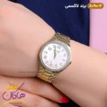 ساعت لاکسمی زنانه فلزی صفحه هولوگرامی مدل 8090 - Image 2